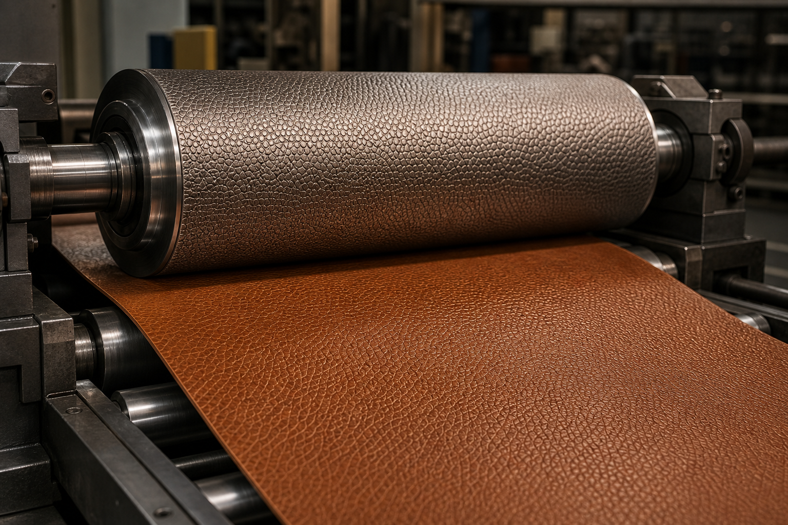 Leather texture roll